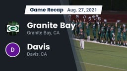 Recap: Granite Bay  vs. Davis  2021