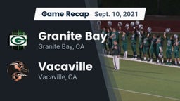 Recap: Granite Bay  vs. Vacaville  2021