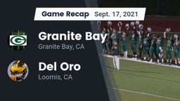 Recap: Granite Bay  vs. Del Oro  2021