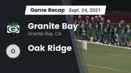 Recap: Granite Bay  vs. Oak Ridge 2021
