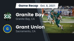 Recap: Granite Bay  vs. Grant Union  2021