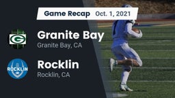 Recap: Granite Bay  vs. Rocklin  2021