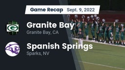 Recap: Granite Bay  vs. Spanish Springs  2022