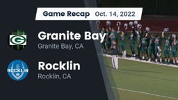 Recap: Granite Bay  vs. Rocklin  2022