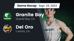 Recap: Granite Bay  vs. Del Oro  2023