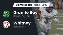 Recap: Granite Bay  vs. Whitney  2023