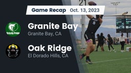 Recap: Granite Bay  vs. Oak Ridge  2023