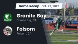 Recap: Granite Bay  vs. Folsom  2023