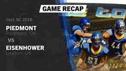 Recap: Piedmont  vs. Eisenhower  2016