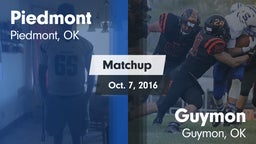 Matchup: Piedmont  vs. Guymon  2016