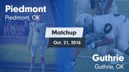 Matchup: Piedmont  vs. Guthrie  2016