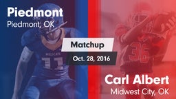 Matchup: Piedmont  vs. Carl Albert   2016
