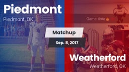 Matchup: Piedmont  vs. Weatherford  2017