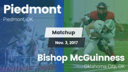 Matchup: Piedmont  vs. Bishop McGuinness  2017