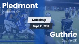 Matchup: Piedmont  vs. Guthrie  2018
