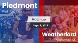 Matchup: Piedmont  vs. Weatherford  2019