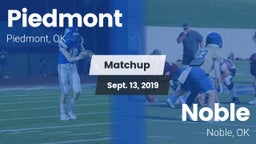 Matchup: Piedmont  vs. Noble  2019