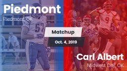 Matchup: Piedmont  vs. Carl Albert   2019