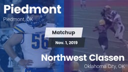 Matchup: Piedmont  vs. Northwest Classen  2019