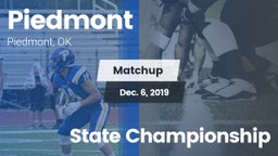 Matchup: Piedmont  vs. State Championship 2019