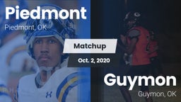 Matchup: Piedmont  vs. Guymon  2020