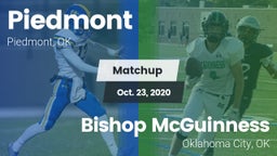 Matchup: Piedmont  vs. Bishop McGuinness  2020