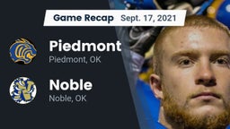 Recap: Piedmont  vs. Noble  2021
