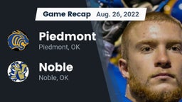 Recap: Piedmont  vs. Noble  2022