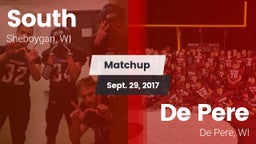 Matchup: South  vs. De Pere  2017