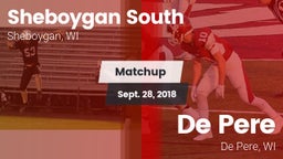 Matchup: Sheboygan South vs. De Pere  2018