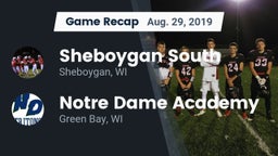 Recap: Sheboygan South  vs. Notre Dame Academy 2019