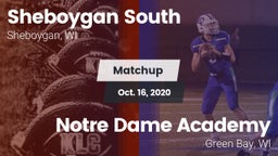 Matchup: Sheboygan South vs. Notre Dame Academy 2020