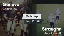 Matchup: Geneva  vs. Straughn  2016
