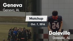 Matchup: Geneva  vs. Daleville  2016