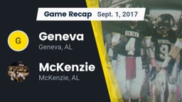 Recap: Geneva  vs. McKenzie  2017