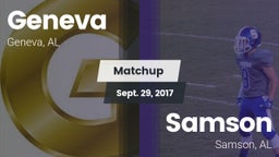 Matchup: Geneva  vs. Samson  2017