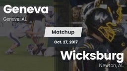 Matchup: Geneva  vs. Wicksburg  2017