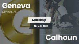 Matchup: Geneva  vs. Calhoun  2017