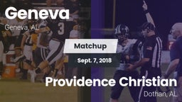 Matchup: Geneva  vs. Providence Christian  2018