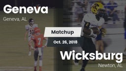 Matchup: Geneva  vs. Wicksburg  2018