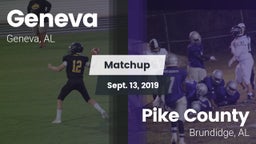 Matchup: Geneva  vs. Pike County  2019