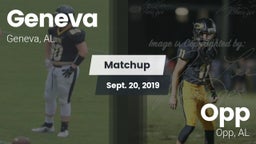 Matchup: Geneva  vs. Opp  2019