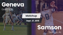 Matchup: Geneva  vs. Samson  2019