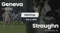 Matchup: Geneva  vs. Straughn  2019