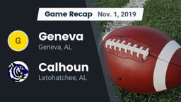 Recap: Geneva  vs. Calhoun  2019