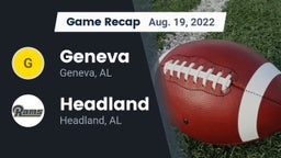 Recap: Geneva  vs. Headland  2022