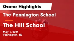 The Pennington School vs The Hill School Game Highlights - May 1, 2024