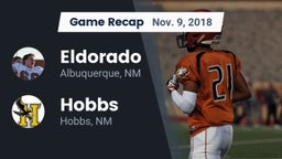 Recap: Eldorado  vs. Hobbs  2018