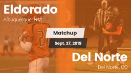 Matchup: Eldorado  vs. Del Norte  2019
