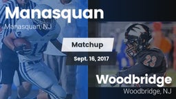 Matchup: Manasquan High vs. Woodbridge  2017
